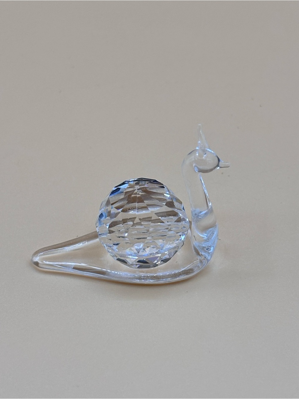 Small Asfour Crystal Snail Figurine model 850/20